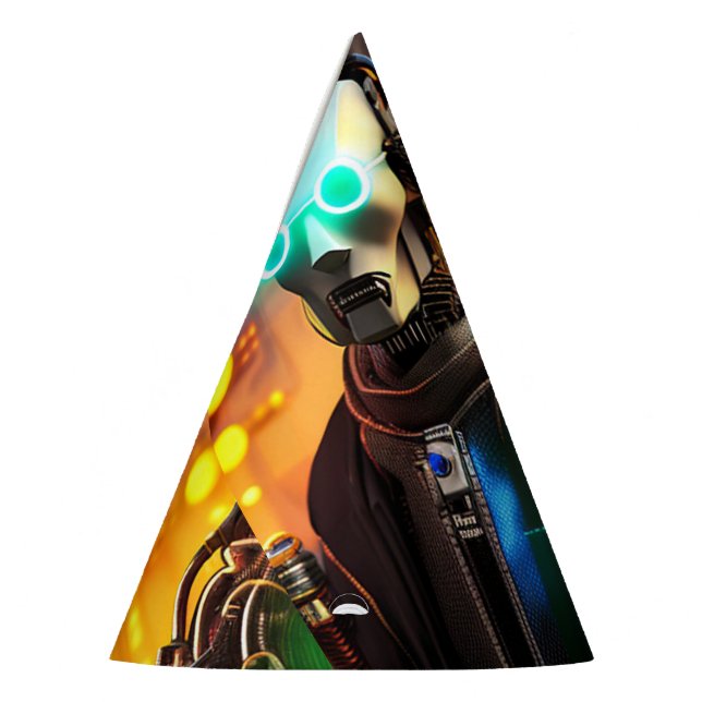 Chapeaux De Fètes Casquettes de partie Robot 2 (Gauche)