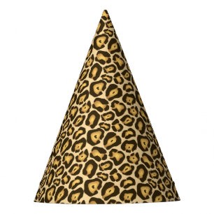 Chapeaux De Fètes Casquettes Empreintes de léopard chic