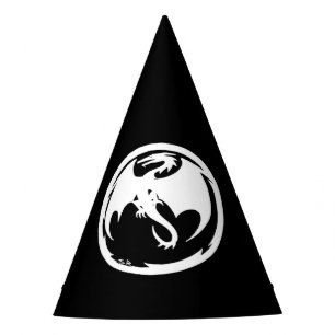 Chapeaux De Fètes Casquettes noirs du White Dragon