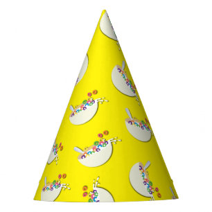 Chapeaux De Fètes Cereal Bowl Enfants Slepover Anniversaire fête mig