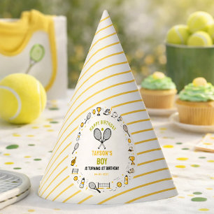 Chapeaux De Fètes C'est l'anniversaire de Game Time Tennis - Fun Kid