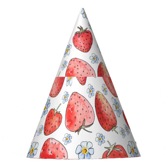 Chapeaux De Fètes Champs de fraises : Fraîcheur d'été (Devant)