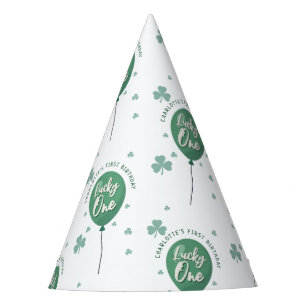 Chapeaux De Fètes Chanceux premier anniversaire Saint-Patrick Trèfle