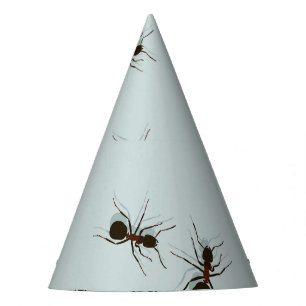 Chapeaux De Fètes Chaotique Red Ants Motif élégant