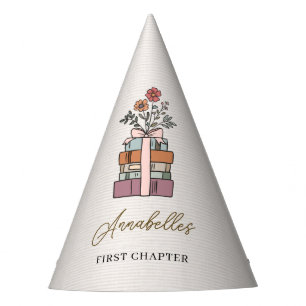 Chapeaux De Fètes Chapitre un Premier Livre de Naissance Thème Fille