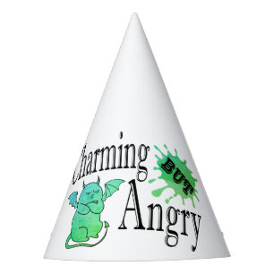 Chapeaux De Fètes Charming mais en colère petit chat diable drôle ci