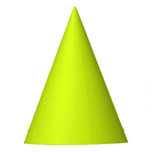 Chapeaux De Fètes Chartreuse Jaune (couleur unie)