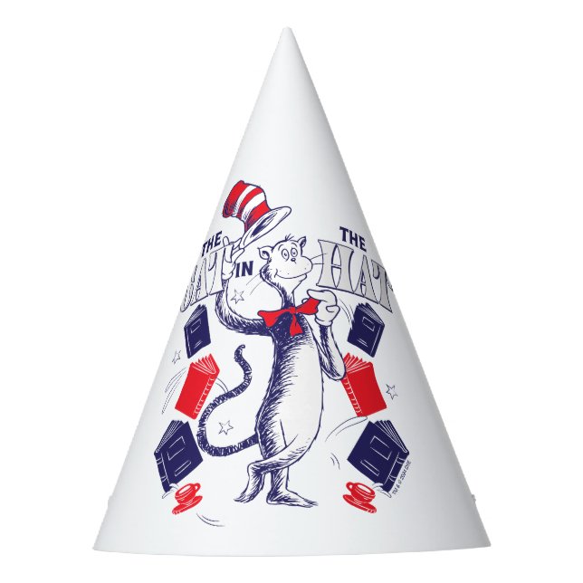 Chapeaux De Fètes Chat dans le Casquette | Lecture de livres (Devant)