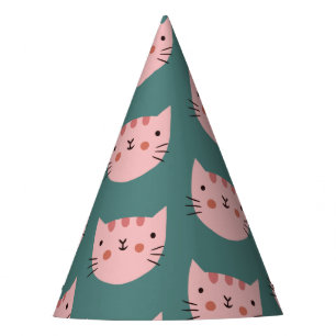 Chapeaux De Fètes Chat mignon coloré Anniversaire