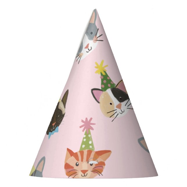 Chapeaux De Fètes Chat-Tastic Purrfect Anniversaire (Gauche)