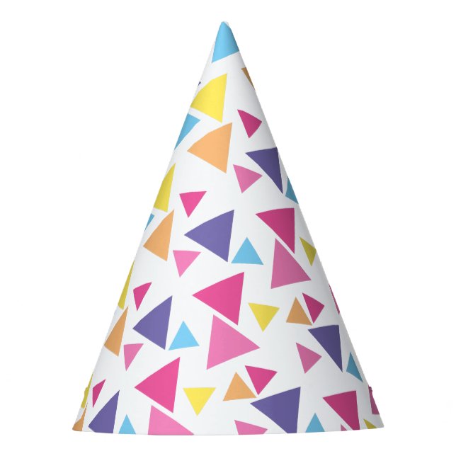 Chapeaux De Fètes chaussette de fête diagonale blanche Triangles arc (Devant)