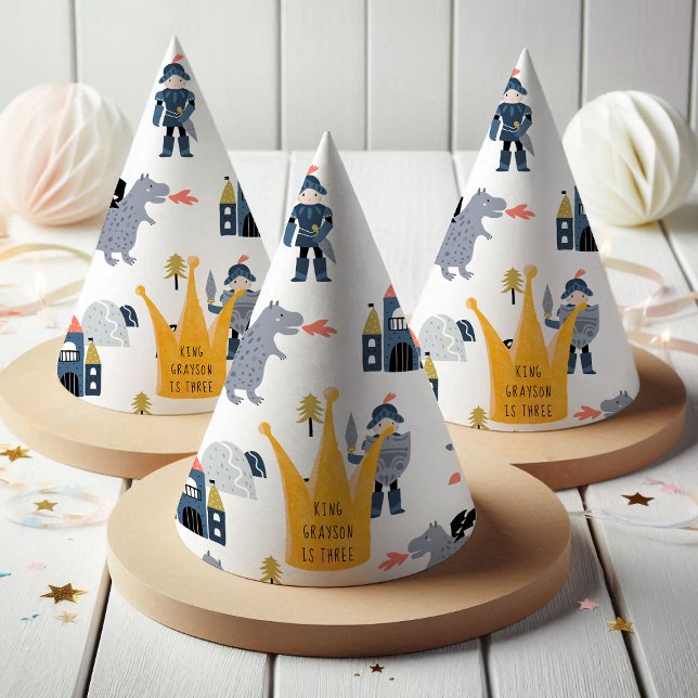 Chapeaux De Fètes Chevaliers et Dragons | Fairytale King Crown (Créateur téléchargé)