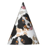 Chien de montagne de Bernese de motif de pattes de