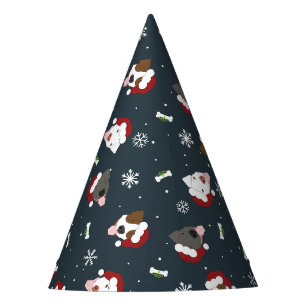 Chapeaux De Fètes Chiens de père Noël