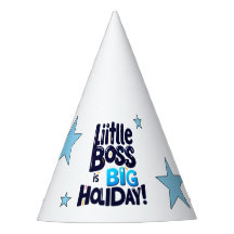 Children's party hat with funny inscription