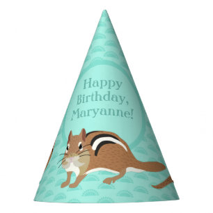 Chapeaux De Fètes Chipmunks Thème Anniversaire fête Personnalisé