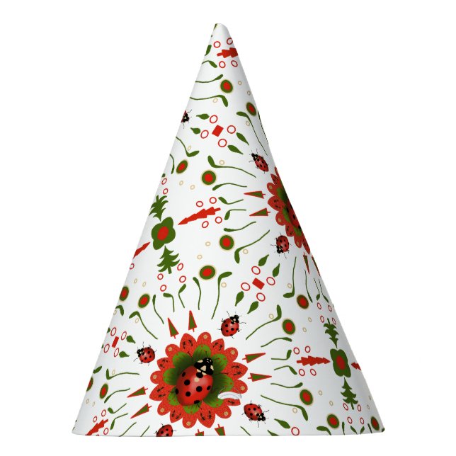 Chapeaux De Fètes Christmas Ladybug Red Green White (Droite)