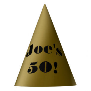 Chapeaux De Fètes Cinquantième casquette de fête d'anniversaire de