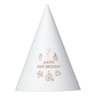 Chapeaux De Fètes Cirque d'anniversaire pour le premier anniversaire