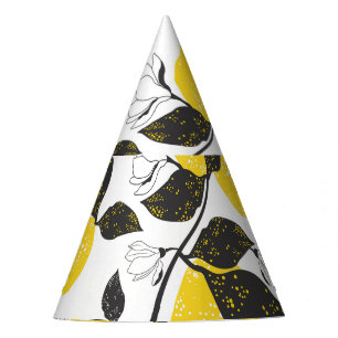 Chapeaux De Fètes Citrons Citrus, Vintage Été Sans Fil.