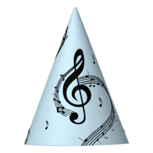 Chapeaux De Fètes Climacic G Clef Music Blue