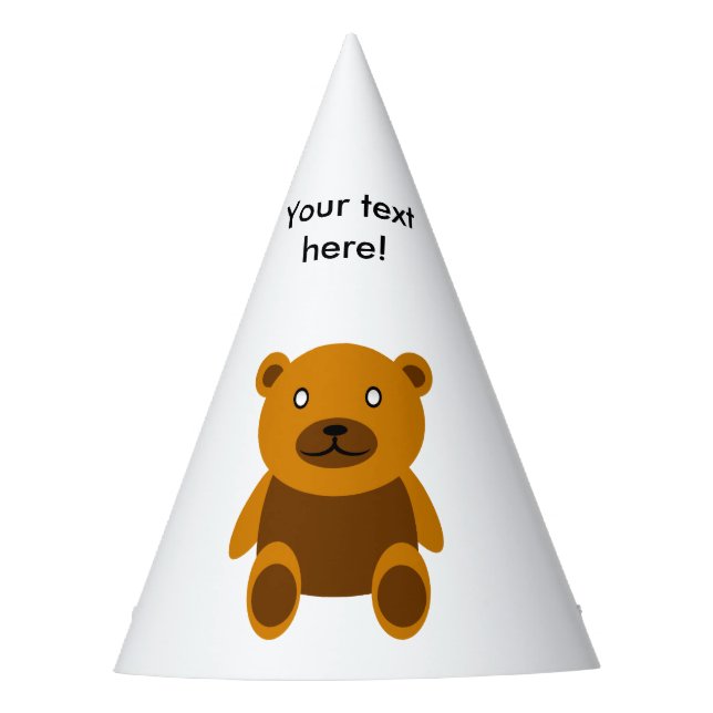 Chapeaux De Fètes Clipart Brown de nounours (Devant)