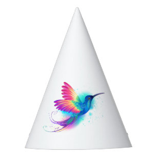 Chapeaux De Fètes Colibri arc-en-ciel exotique