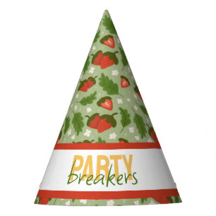 Chapeaux De Fètes Collection de Motifs de paniers de fruits - Fraise