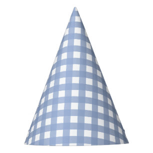 Chapeaux De Fètes Conception bleue de sérénité bleue de guingan