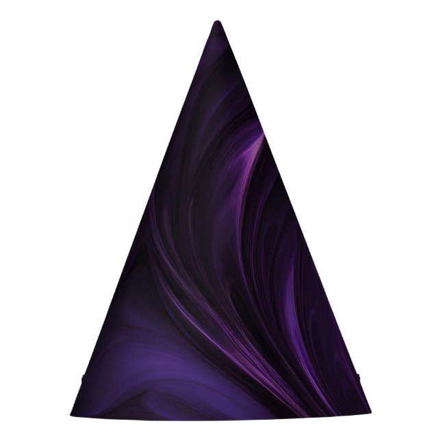 Chapeaux De Fètes Conception de torsion violette foncée (Devant)