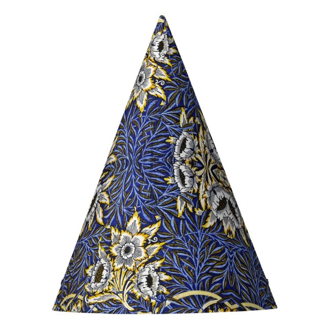 Chapeaux De Fètes Conception de William Morris Tulipe Saules Bleu et (Devant)