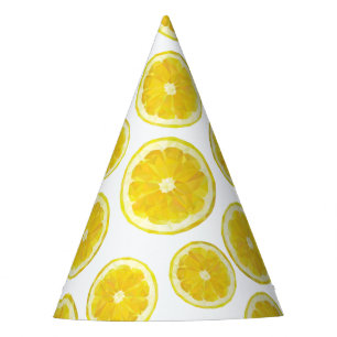 Chapeaux De Fètes Conception moderne de fruit jaune drôle de tranch