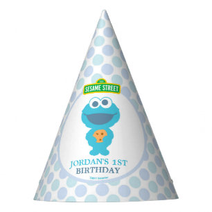 Chapeaux De Fètes Cookie Monster Premier anniversaire du bébé