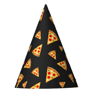 Chapeaux De Fètes Cool et fun pizza tranches motif