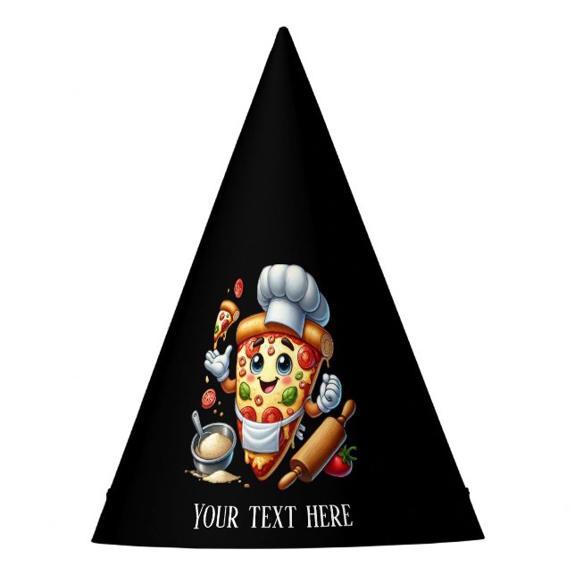 Chapeaux De Fètes Cool pizza lovers party customizable (Devant)