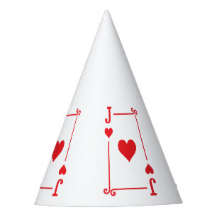 Chapeaux De Fètes Correspondance Coeurs Jack Convient Jouer Cartes M