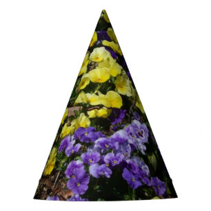Chapeaux De Fètes Coteau de panneaux violets et jaunes