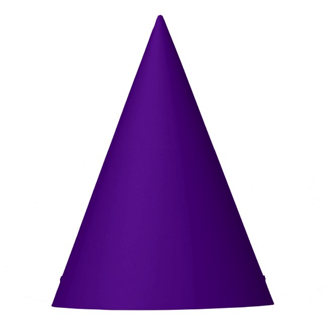 Chapeaux De Fètes Couleur solide Indigo (Devant)