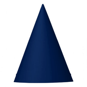 Chapeaux De Fètes Couleur solide Indigo de la marine Classique et