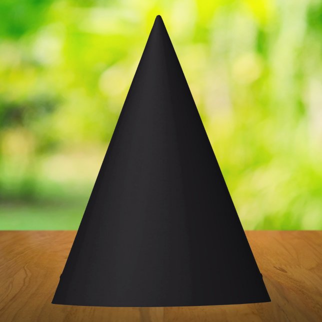 Chapeaux De Fètes Couleur solide noire (Créateur téléchargé)