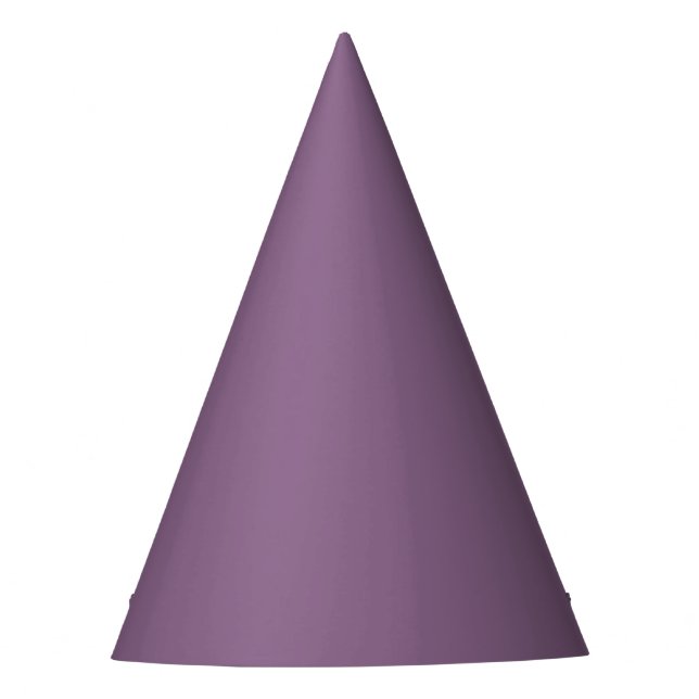 Chapeaux De Fètes Couleur solide Plum (Devant)