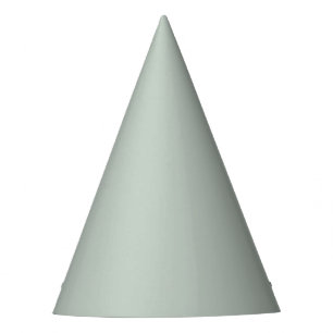 Chapeaux De Fètes Couleur solide verte en verre de mer