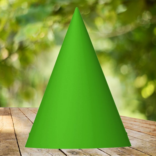 Chapeaux De Fètes Couleur solide verte Kelly (Créateur téléchargé)