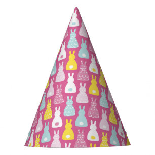 Chapeaux De Fètes Coupe rose Pâques Bunny Tails Art Party Casquette