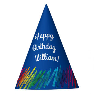 Chapeaux De Fètes Crayons Anniversaire de enfant Party Art joli colo