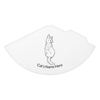 Chapeaux De Fètes Custom Name Cat Birthday Party Hat