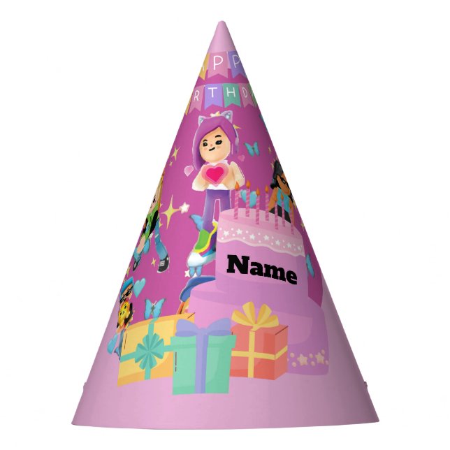 Chapeaux De Fètes Customized PKXD Style Happy Birthday  (Devant)