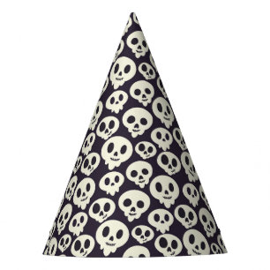Chapeaux De Fètes Cute crâne Imprimer Halloween Cone Casquette