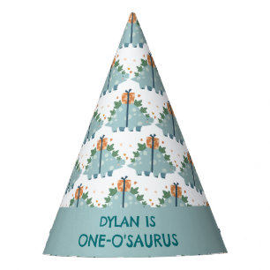 Chapeaux De Fètes Cute Dinosaures 1er anniversaire