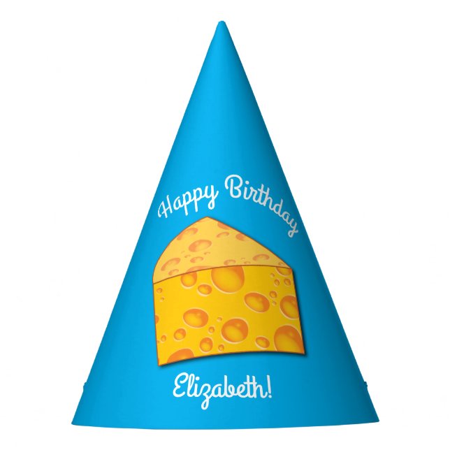 Chapeaux De Fètes Cute Fromage Wedge Enfants 1er anniversaire fête (Devant)